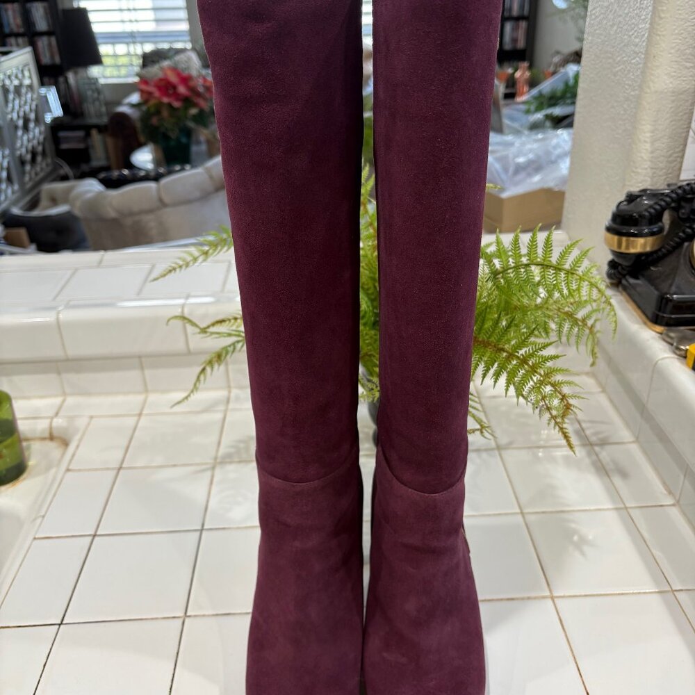 Michael Kors Plum Suede Boots